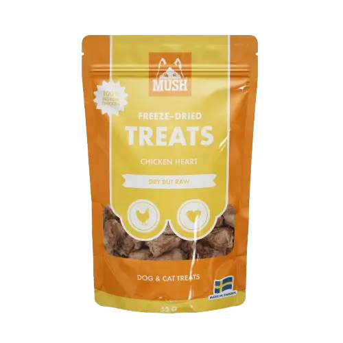 Treats Frysetørket Kyllinghjerte 50 g