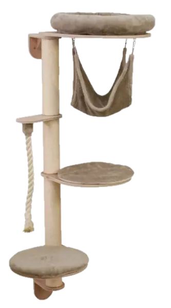 Seinälle ripustettava lastenhoitopuu Dolomiitti Grappa 204cm Taupe