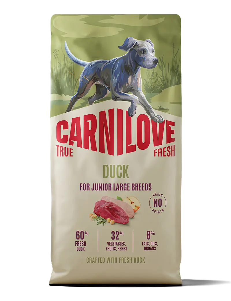True Fresh Dog Duck for Junior Large Breeds 12 kg