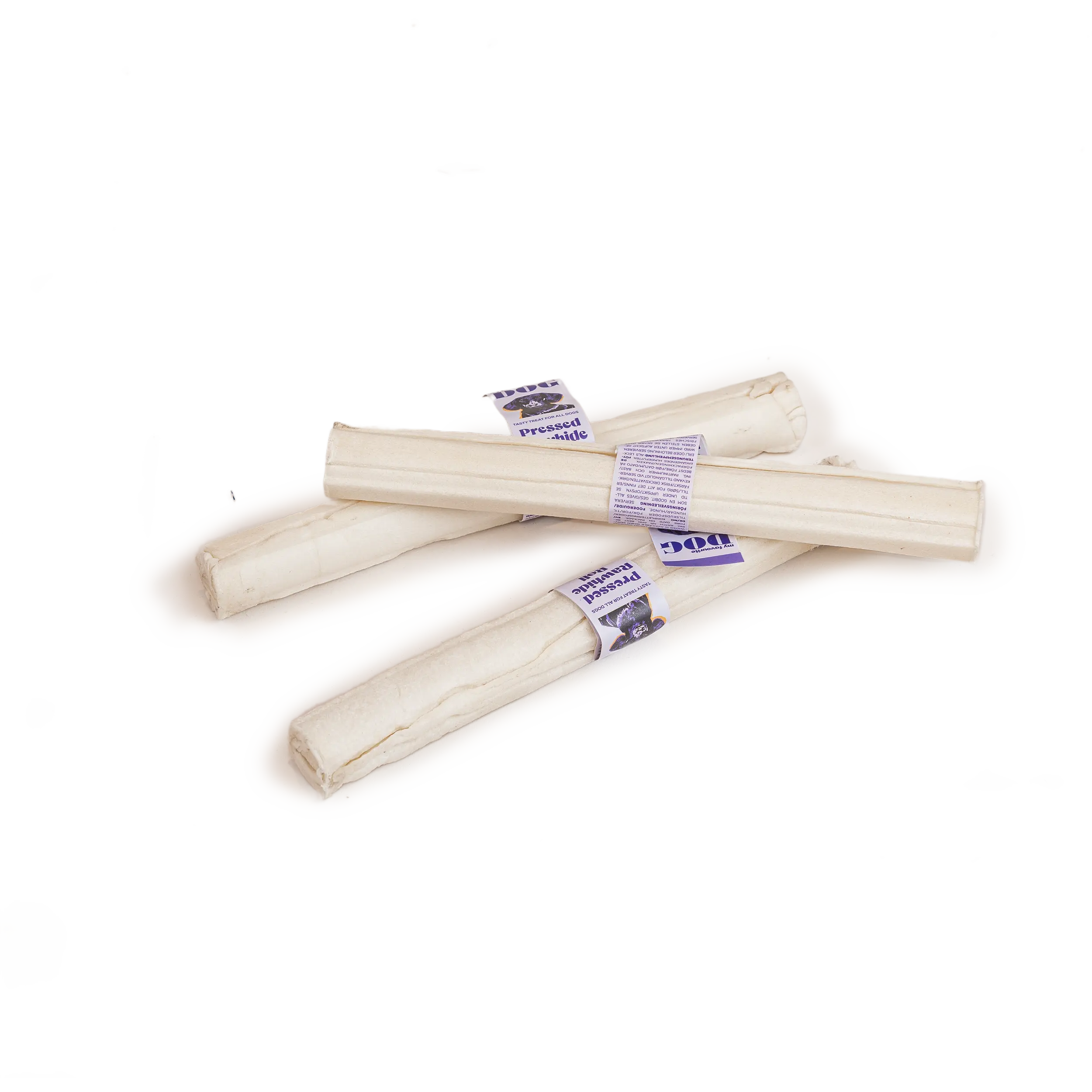 Puristettu Rawhide pururulla 20 cm