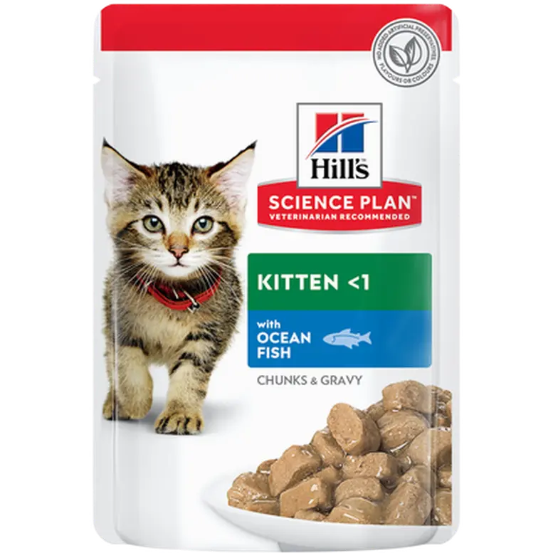 Kitten Chicken Ocean Fish Pouch - Wet Cat Food 85 g x 12 st - Pouch