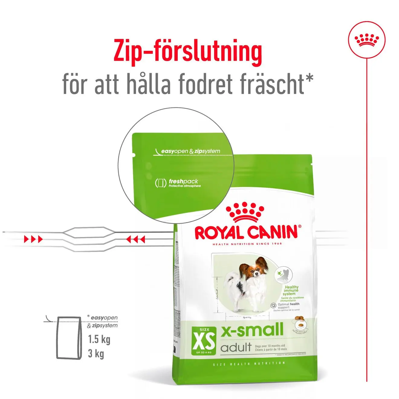 X-Small Adult Dry food koirille