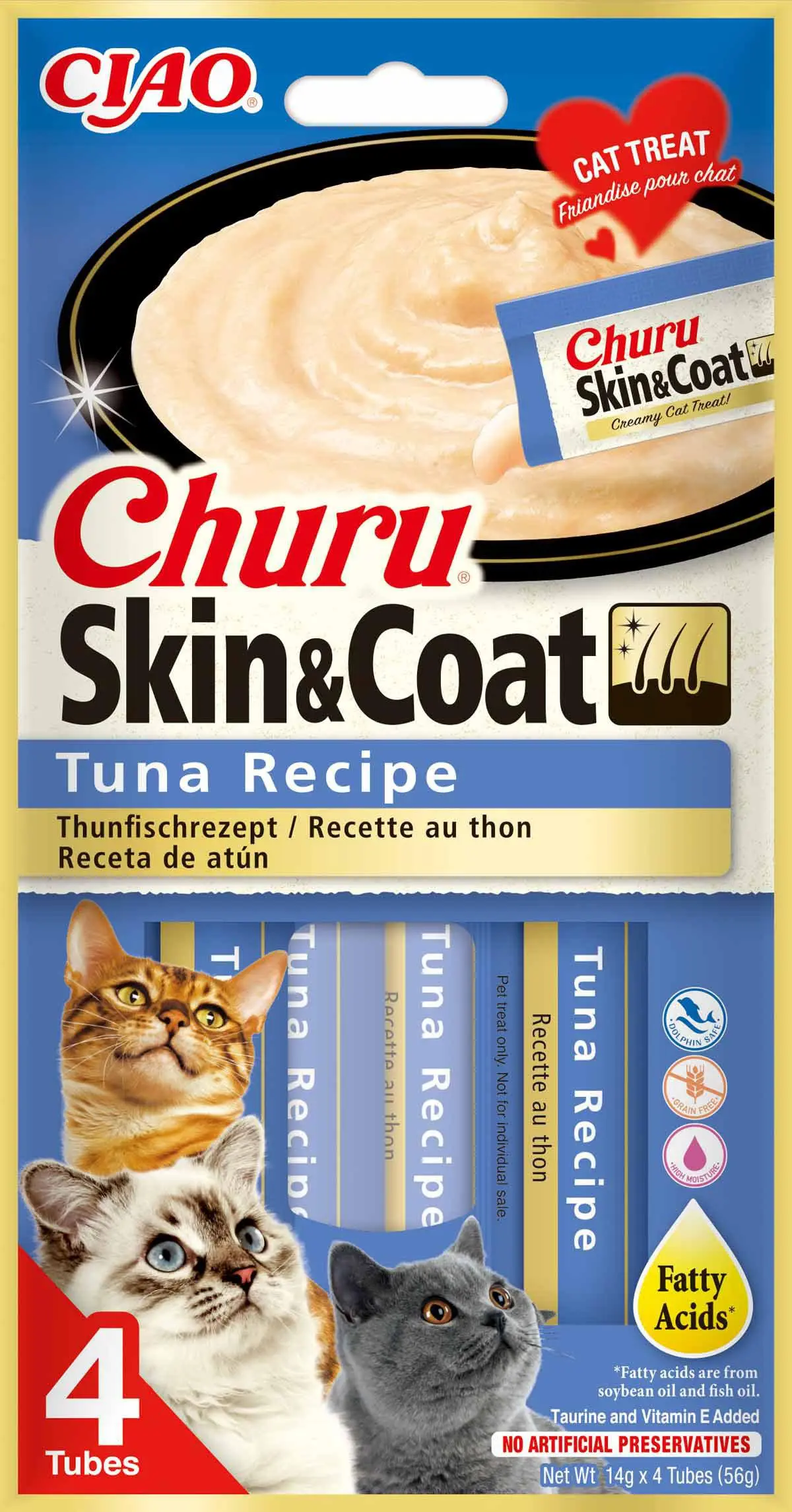 Skin & Coat Tunfisk 4 stk
