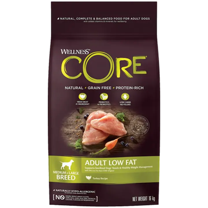 Dog Adult Low Fat Medium & Large Breed Turkey Dry