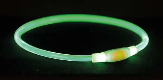 Flash light ring USB Grön