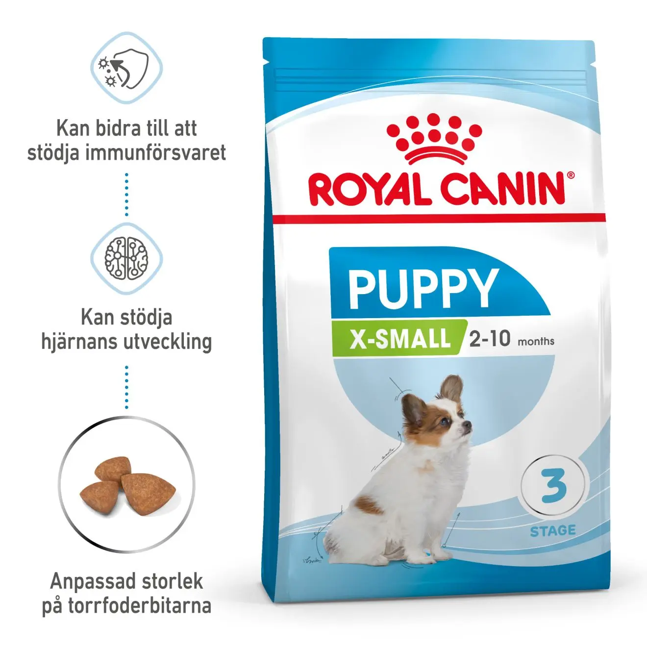 X-Small Puppy Kuivaruoka pennuille