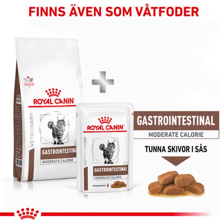 Gastrointestinal Moderate Calorie Torrfoder för katt