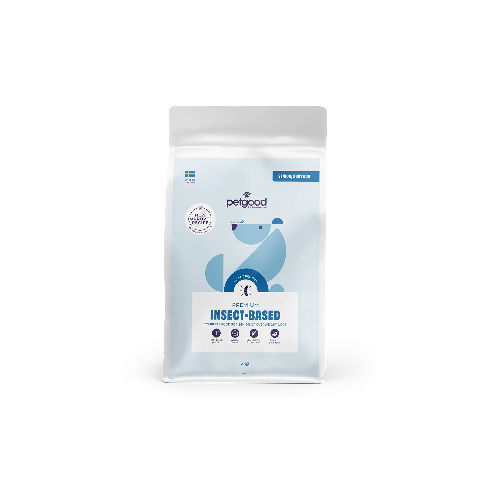 Petgood Tørrfôr Insekt Senior/Light 2 kg