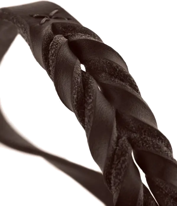 Hundhalsband Ställbart Solid Education Halvstryp Cognac