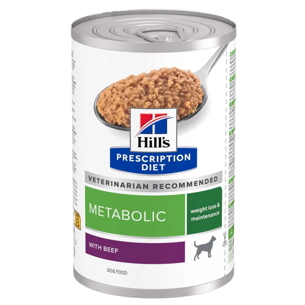 Metabolic Weight Management Beef - Våtfôr til hund 370 g