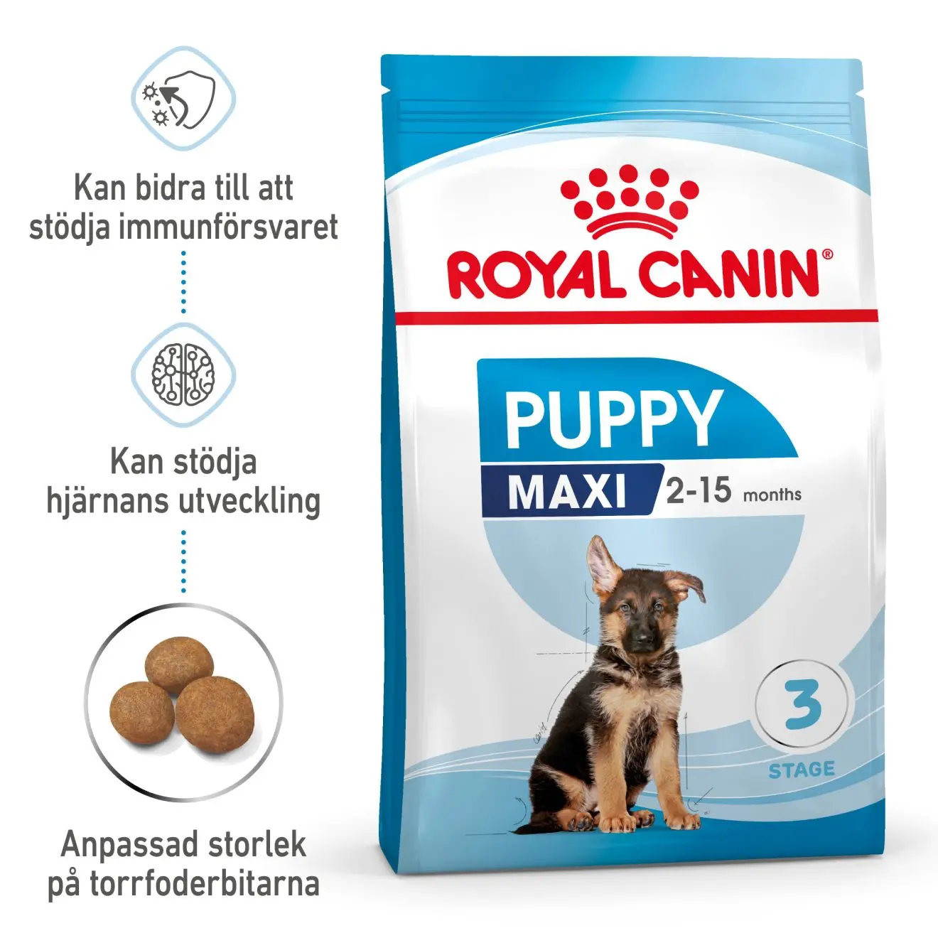 Maxi Puppy kuivaruoka pennuille 4 kg