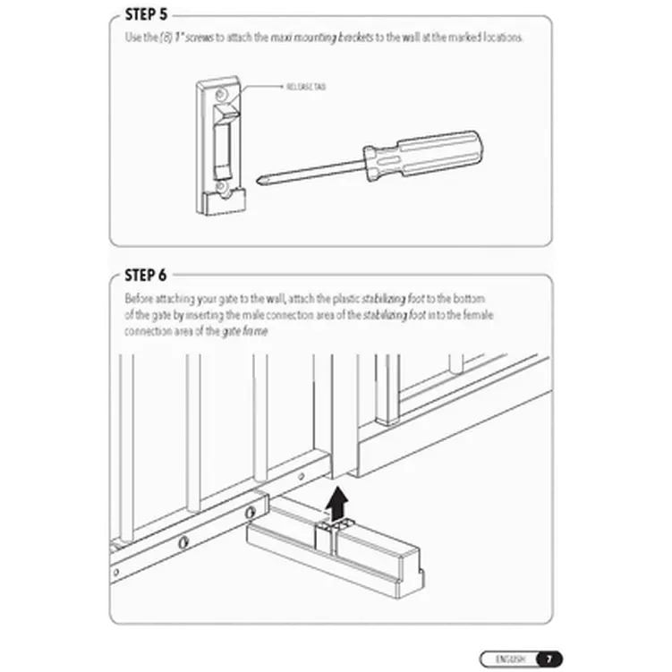 Pet Gate Maxi Walk-Through With Small Pet Door