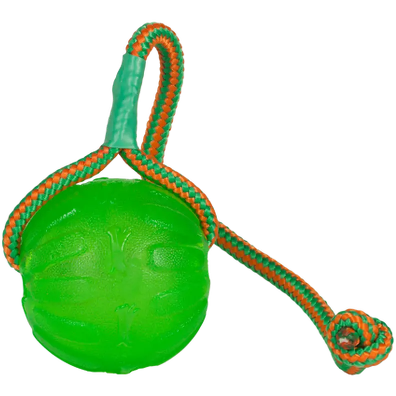 Everlasting Fun Ball med rep Green 8 cm