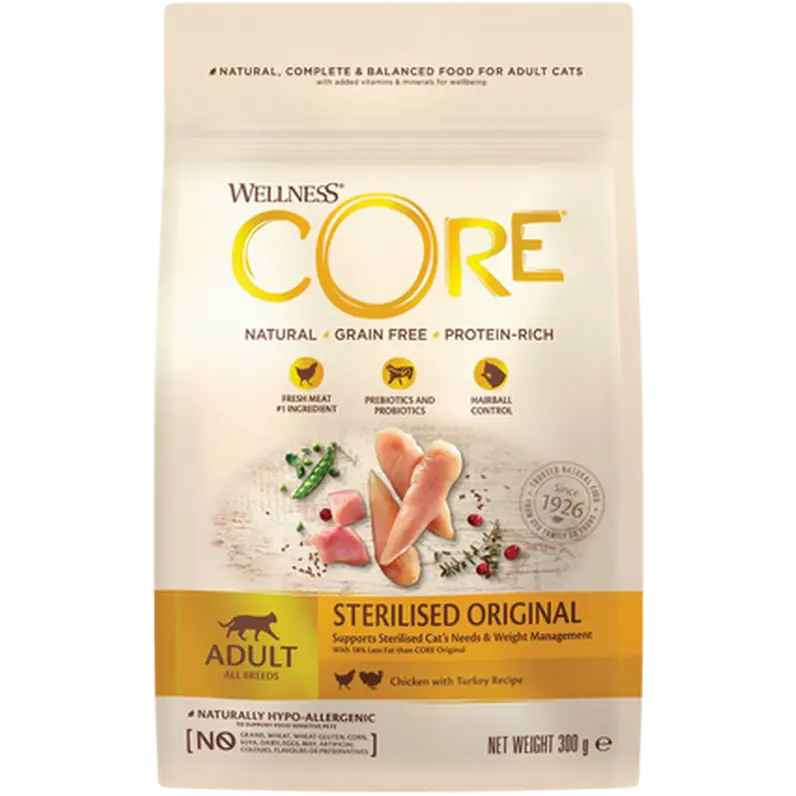 Cat Adult Sterilised Grain Free Chicken & Turkey Dry 300 g