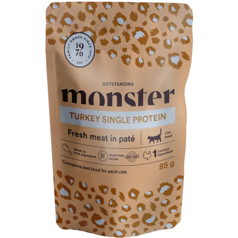 Cat Pouches Adult Turkey Beige 85 g x 8 st