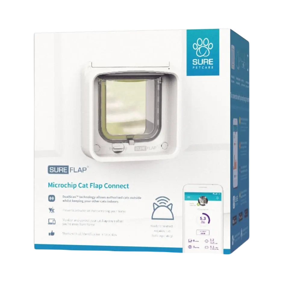 Microchip Cat Flap Connect - Kattlucka + Hub