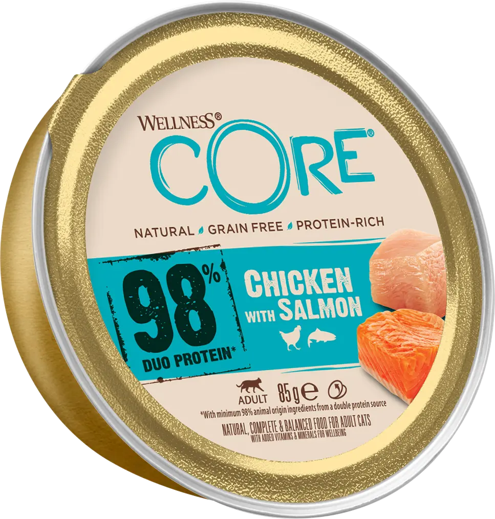Cat 98% Chicken/Salmon Paté 85 g