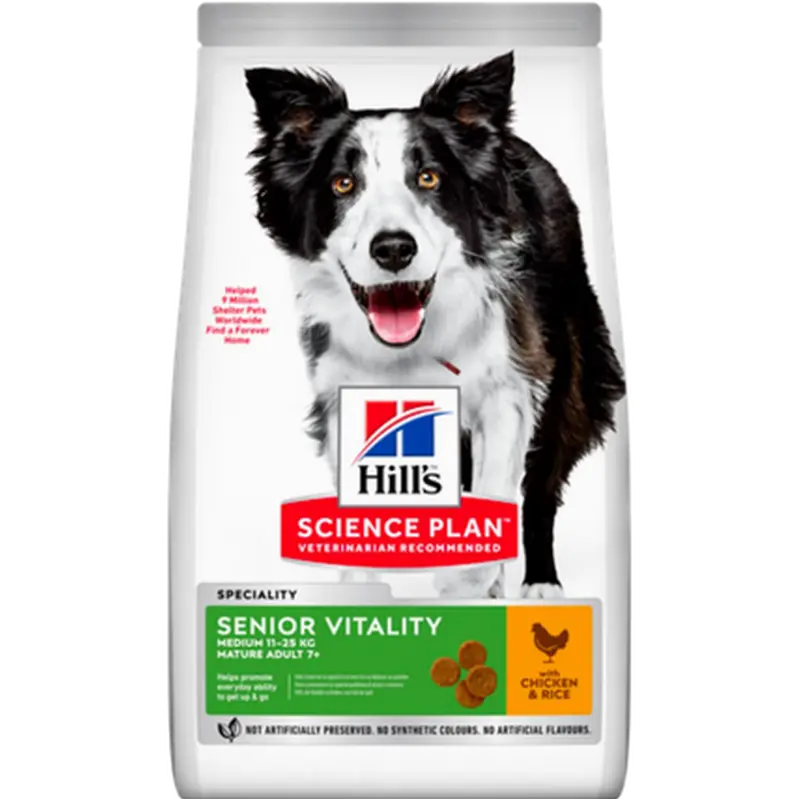 Senior Vitality Medium Mature Adult 7+ Chicken - Dry Dog Food 12 kg