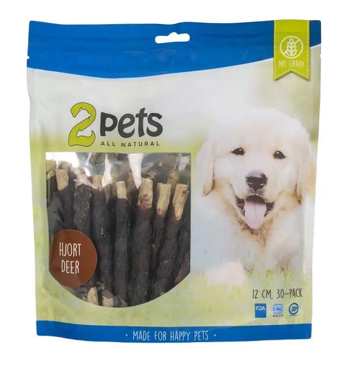 Purutikku jauhettu, peuraa 12 cm 30-pack 400g