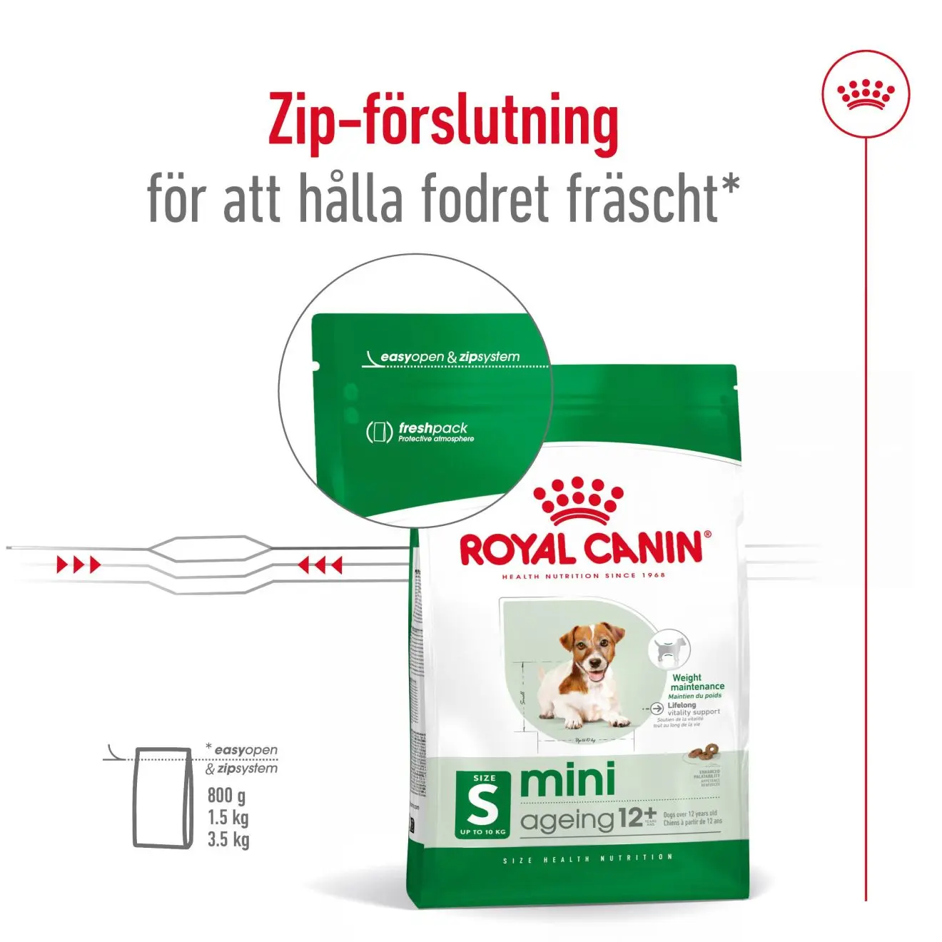 Mini Ageing 12+ Ageing Kuivaruoka koirille