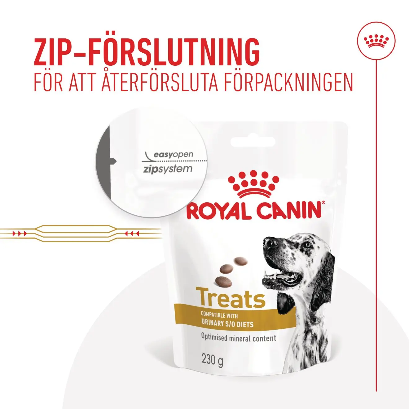Royal Canin Veterinary Urinary S/O Treats til voksne hunde