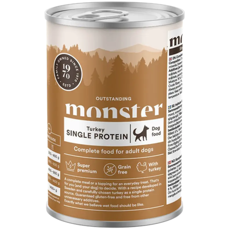 Dog Adult Single Turkey Tölkki 400g