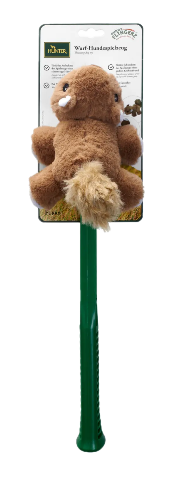 Hundeleketøy Flingerz Furry Squirrel With Launcher