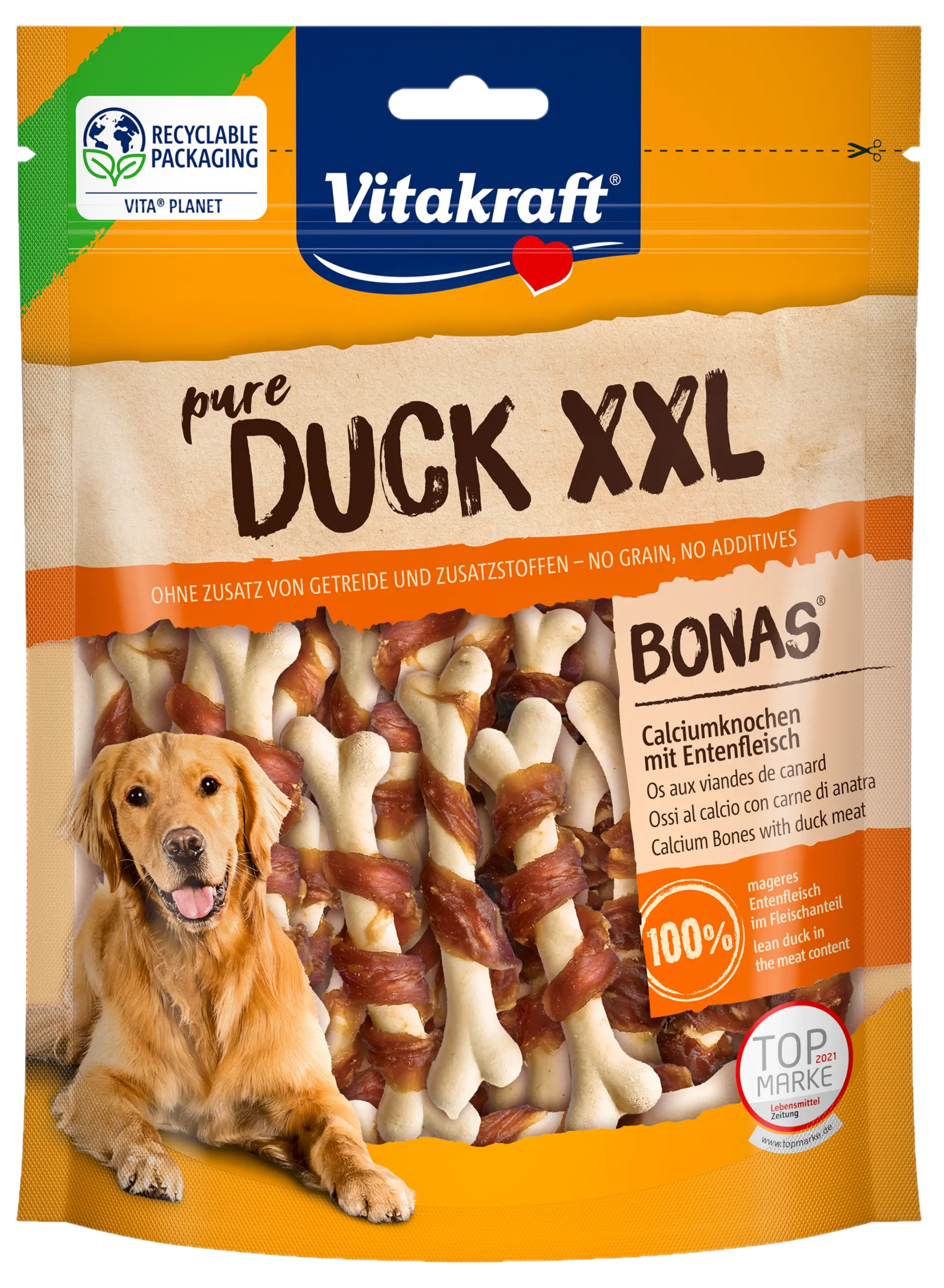 Pure DUCK XXL Bonas, 200 g