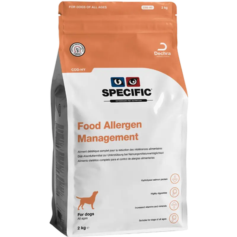 Dogs CDD-HY Food Allergen Management 2 kg