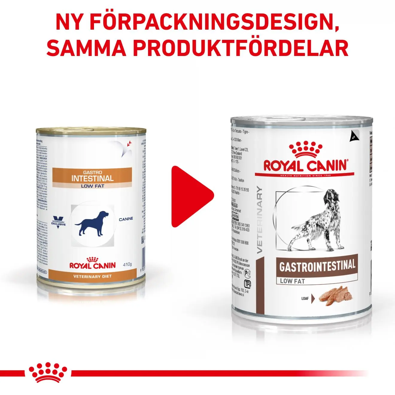 Gastrointestinal Low Fat Loaf Våtfoder för hund