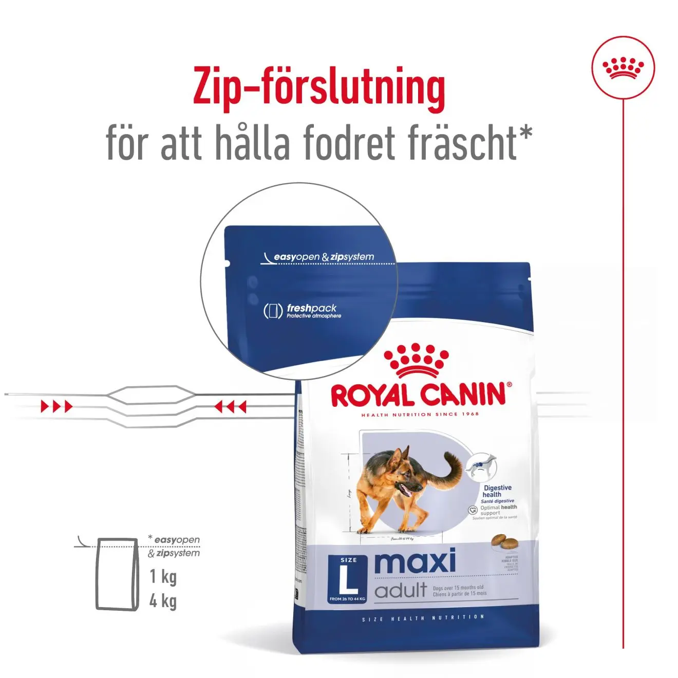 Maxi Adult kuivaruoka aikuisille suurille koirille
