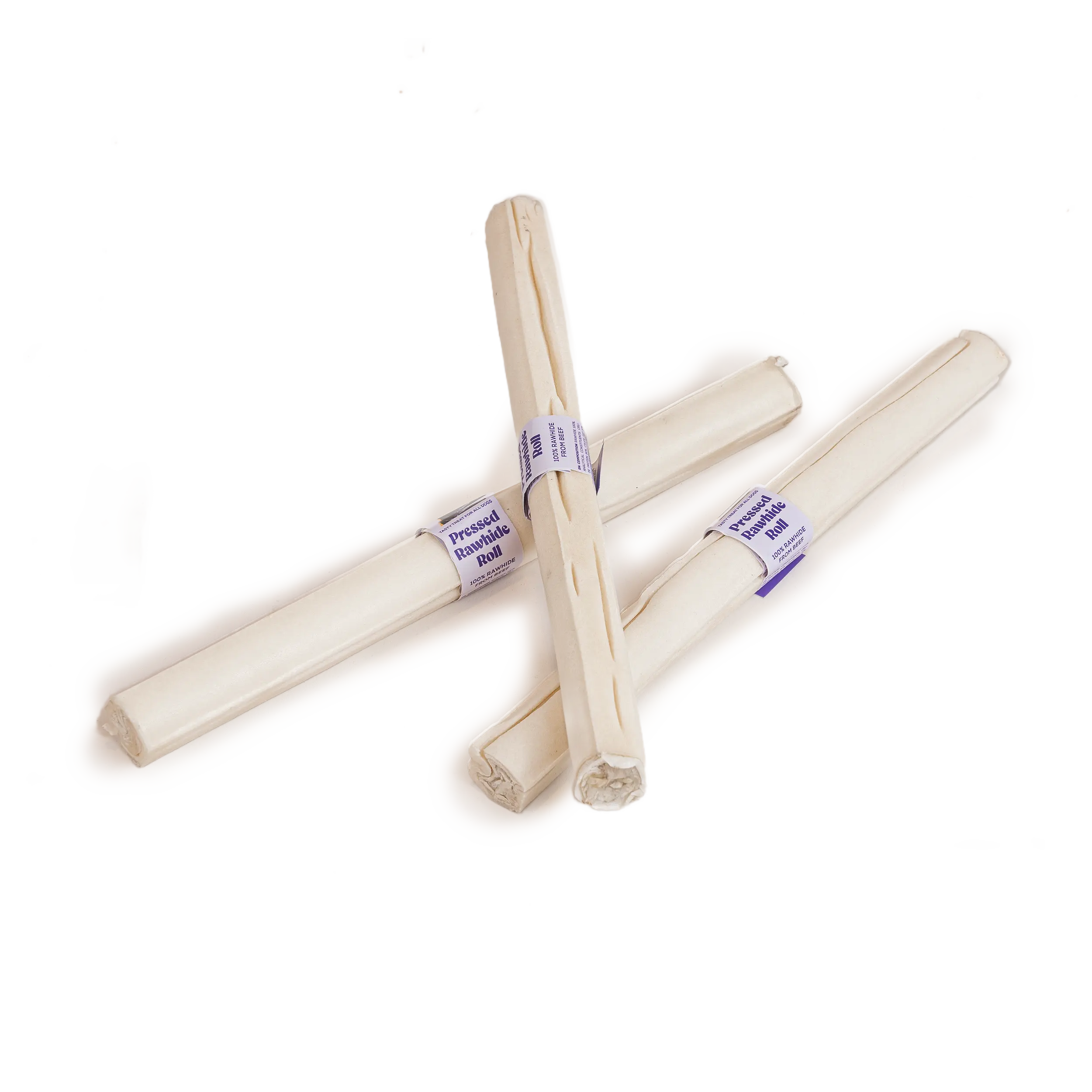 Puristettu Rawhide pururulla 25 cm