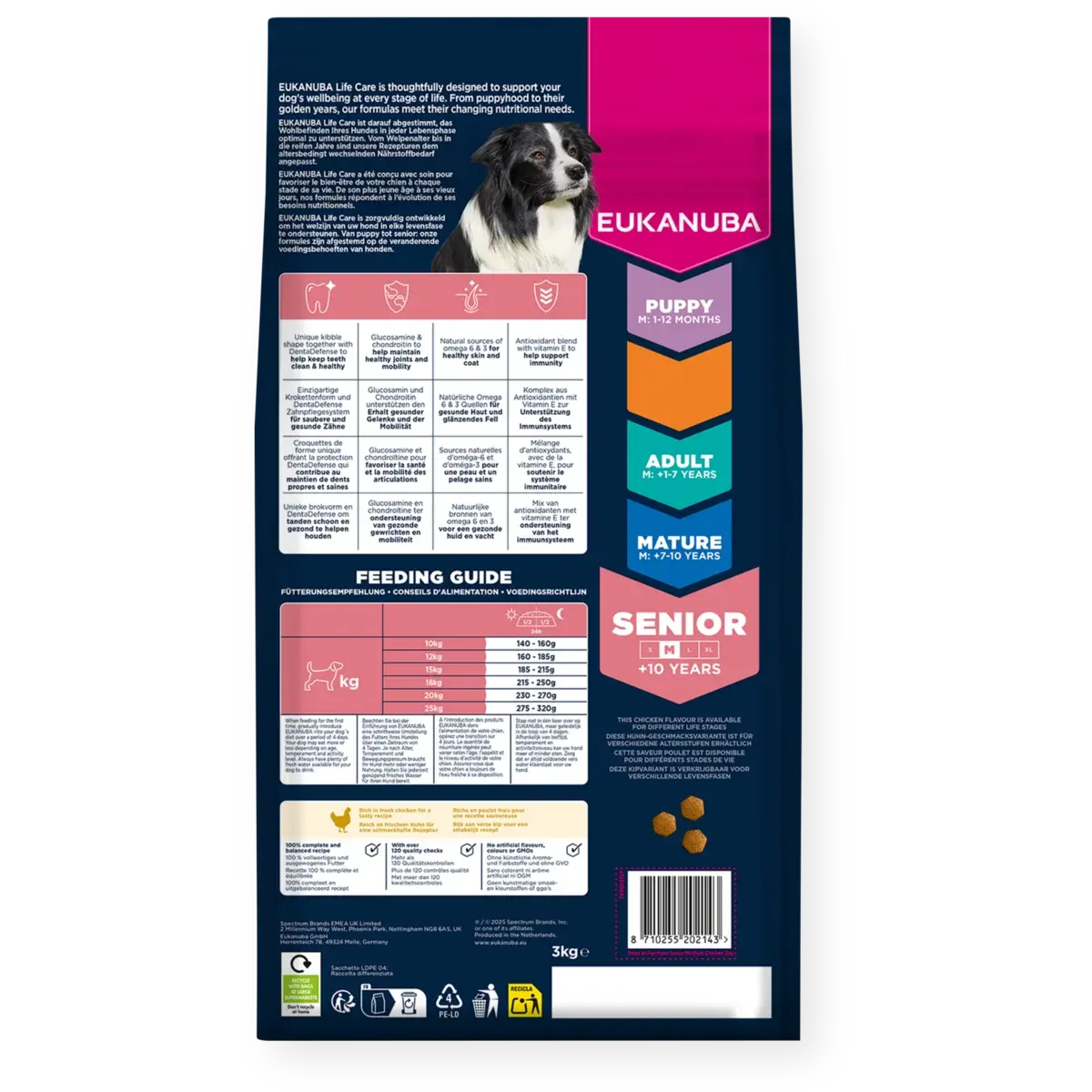 Dog Senior Medium Breed Chicken