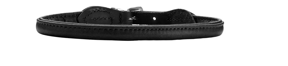 Halsbånd R&S Canadian UP Cowleather Svart