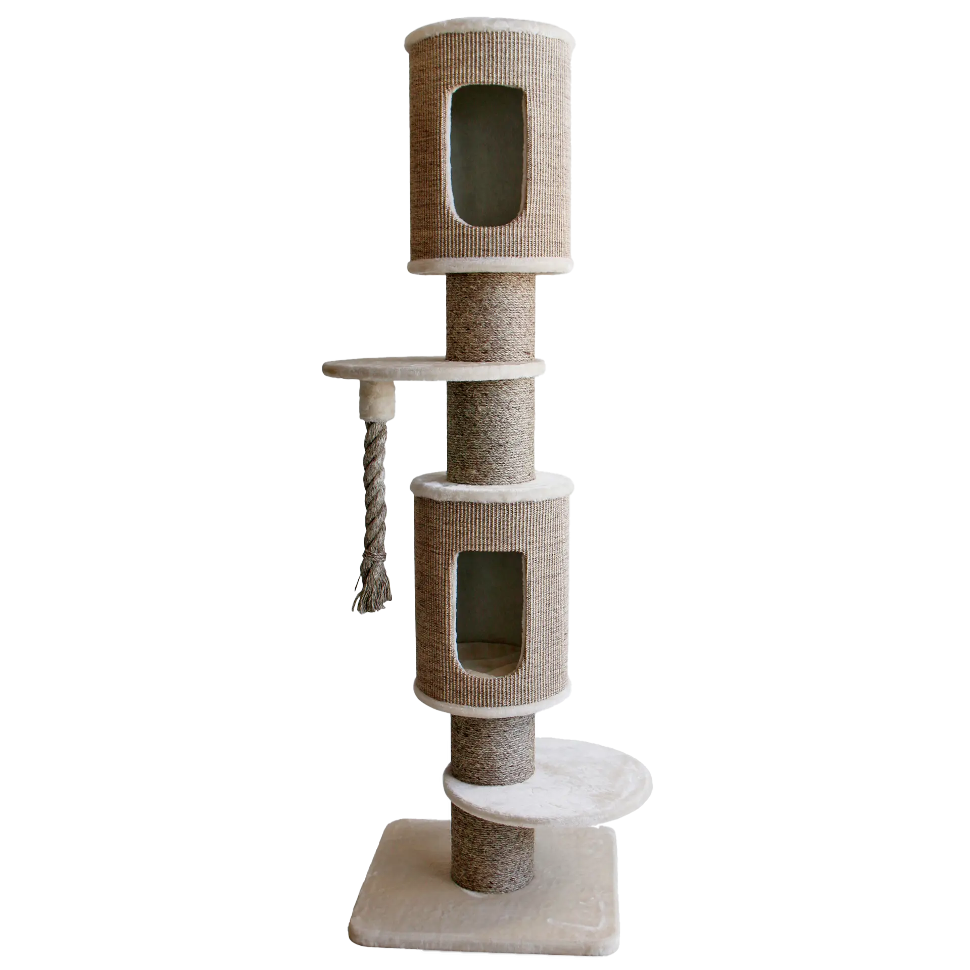 Raapimispylväs Everest, 60x60x198cm, Beige