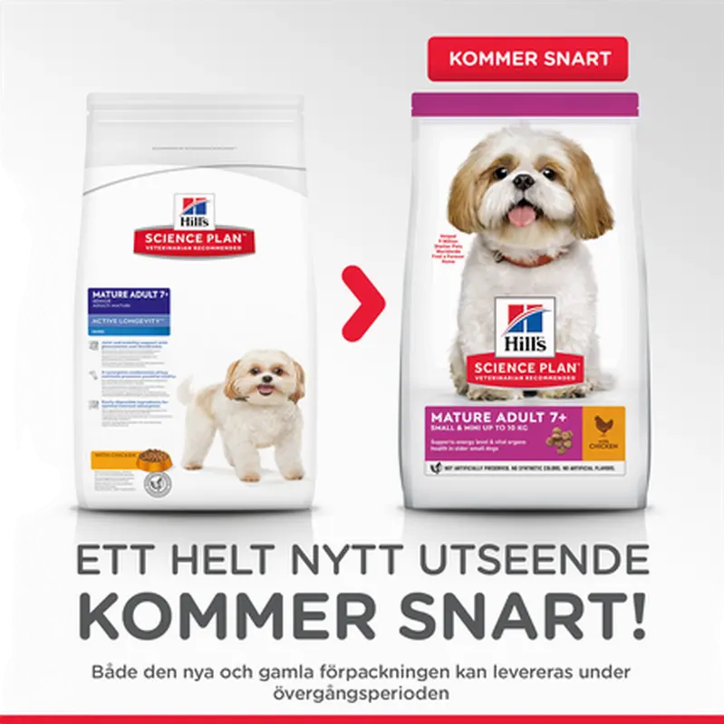 Mature 7+ Small & Miniature Chicken - Dry Dog Food