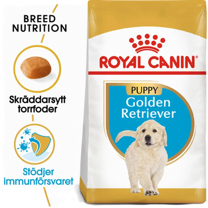 Golden Retriever Puppy Kuivaruoka pennuille
