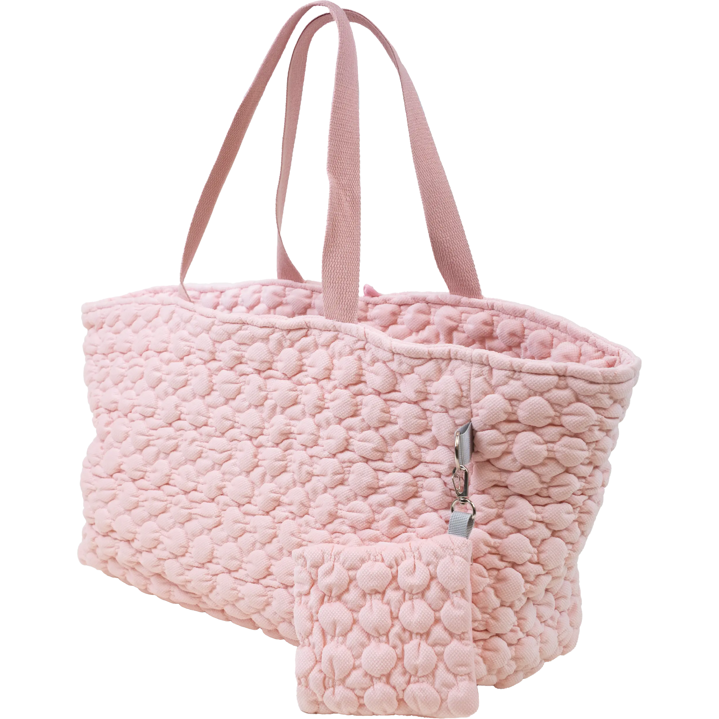 Kantokassi Linnea, 40x20x25cm, Vaaleanpunainen