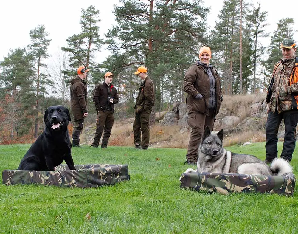 Biabädd Camo - Hundbädd Camouflage