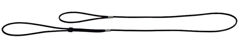 Show Leash 4/140 Cowleather Black