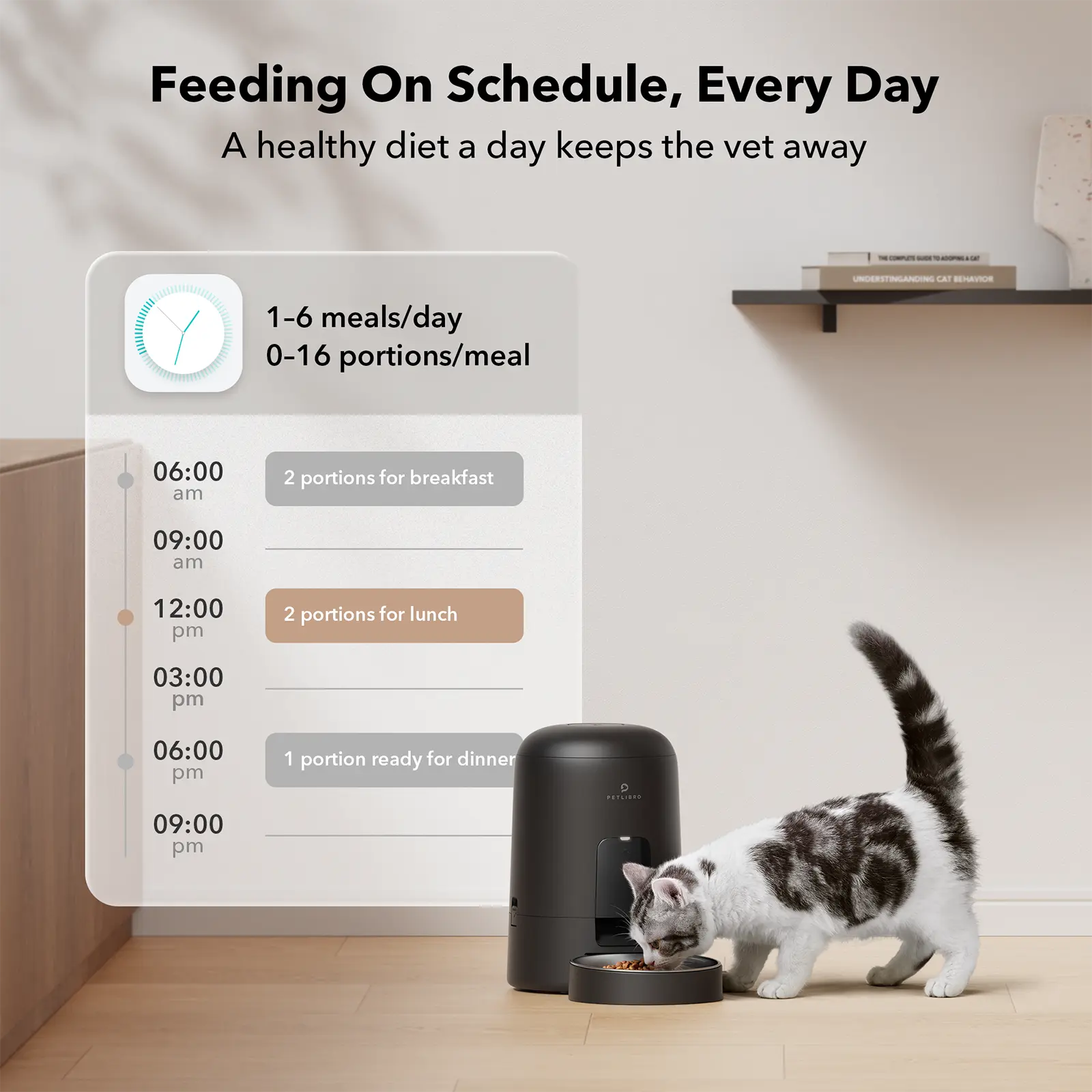 Air Automatic Feeder, svart