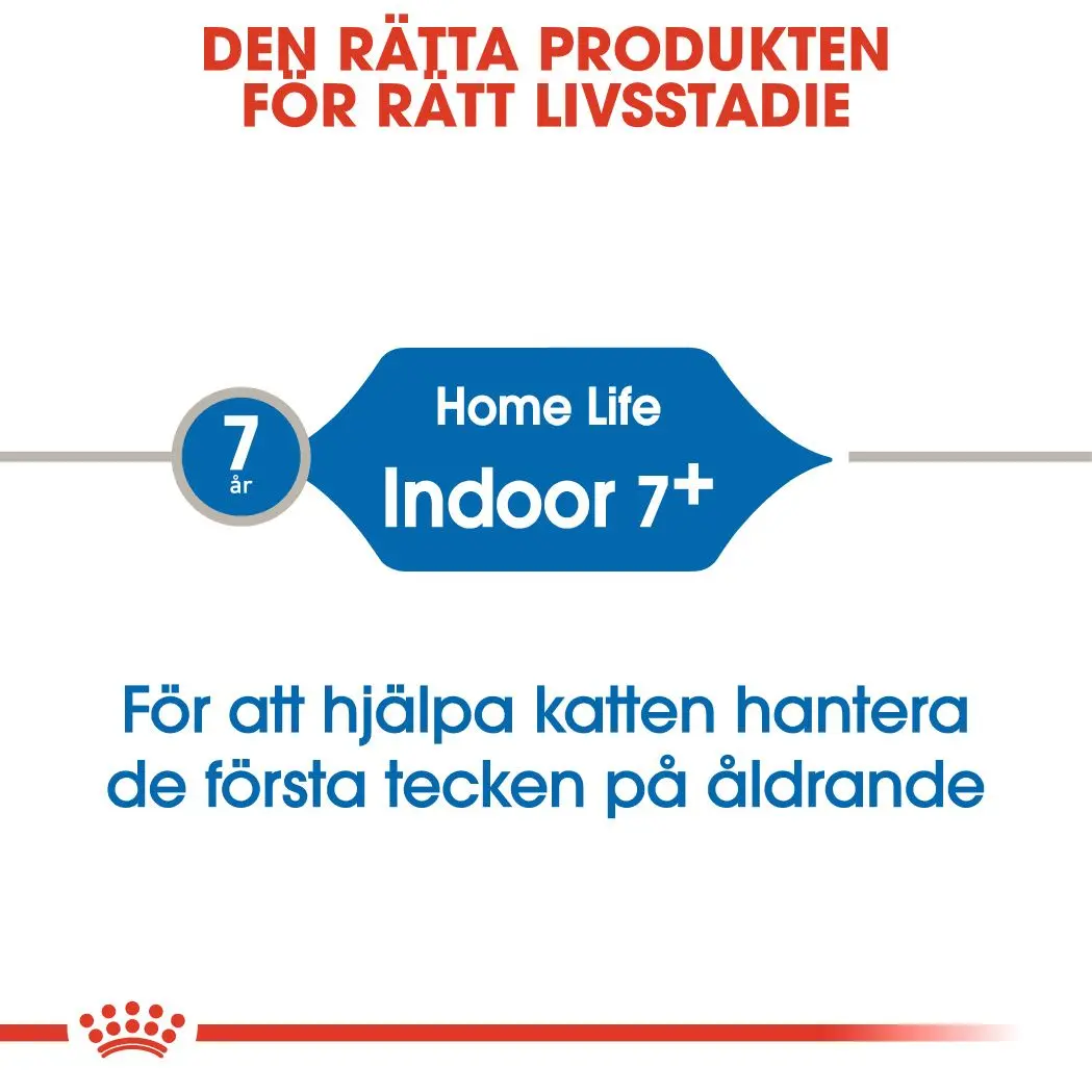 Indoor 7+ Ageing Torrfoder för katt