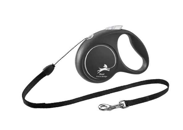 Rullebånd Svart Design Cord Silver