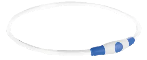 Blinklysring USB Blå L-XL: 65 cm/ø 8 mm