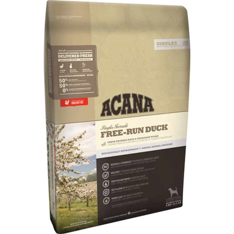 Dog Singles Free-Run Duck 2 kg