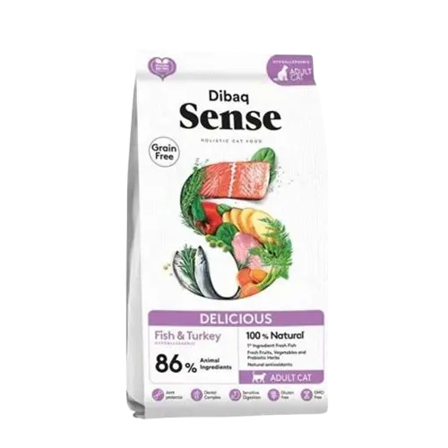 Cat Sense Grain Free Delicious Fish & Turkey 1,5 kg