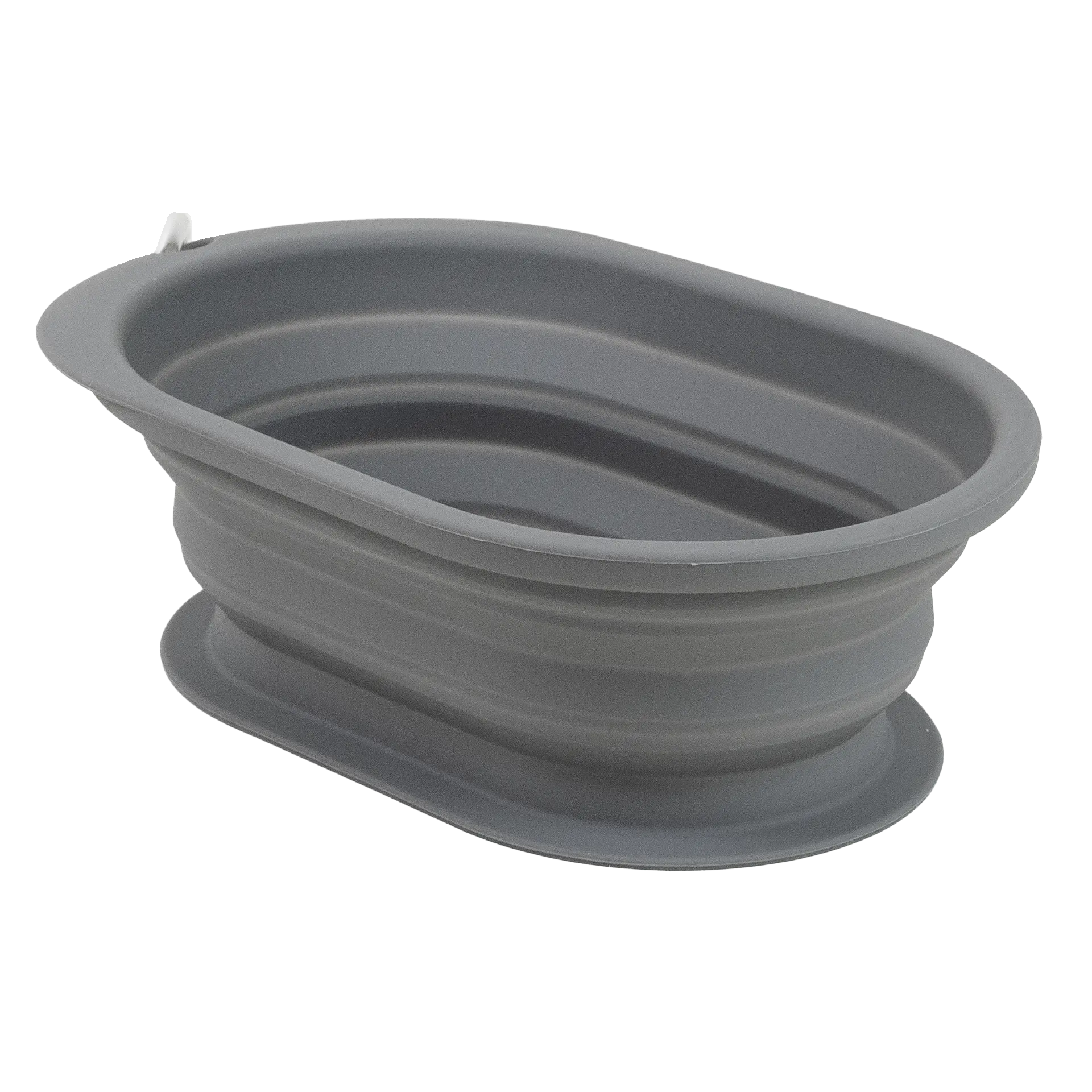 Hopfällbar Reseskål Spaniel Soft Grå L/XL 900ml, 21x13,5cm