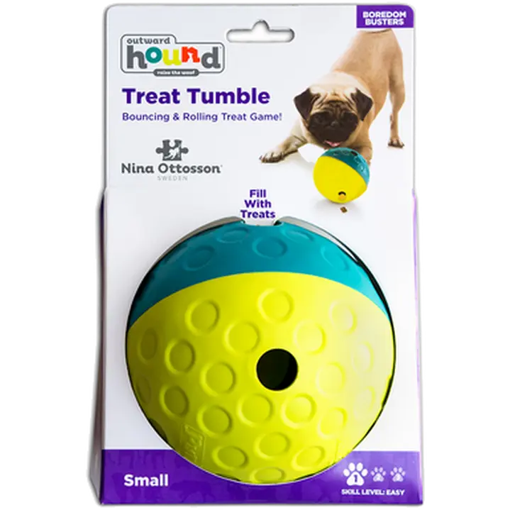 Dog Treat Tumble Plastic, Level 1 (Beginner) Röd