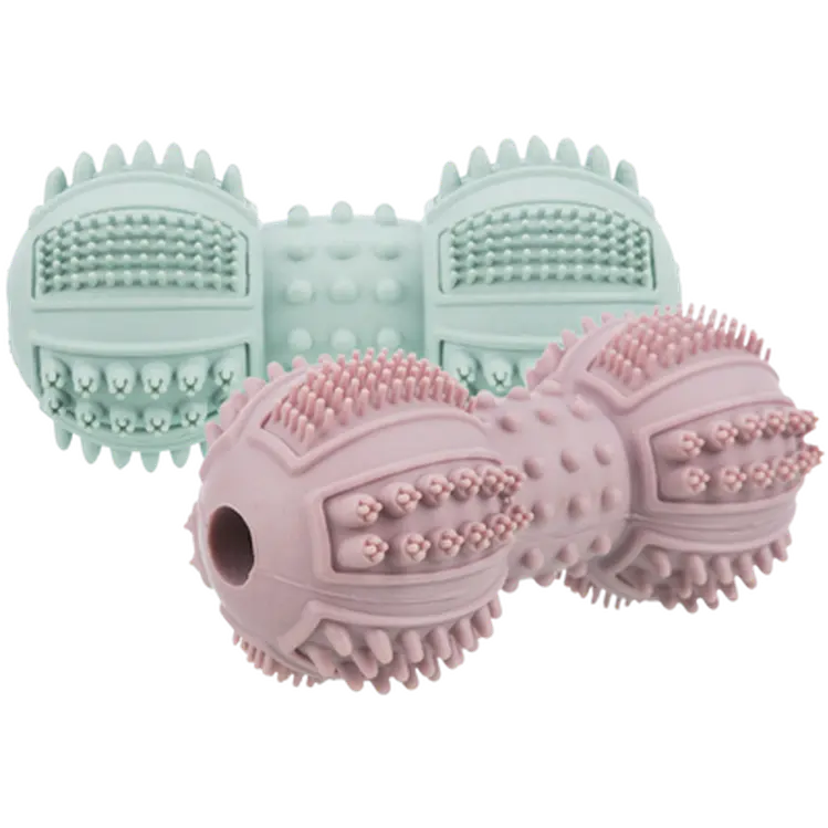 Junior Dumbbell Natural Rubber Various Colours Mix 9 cm
