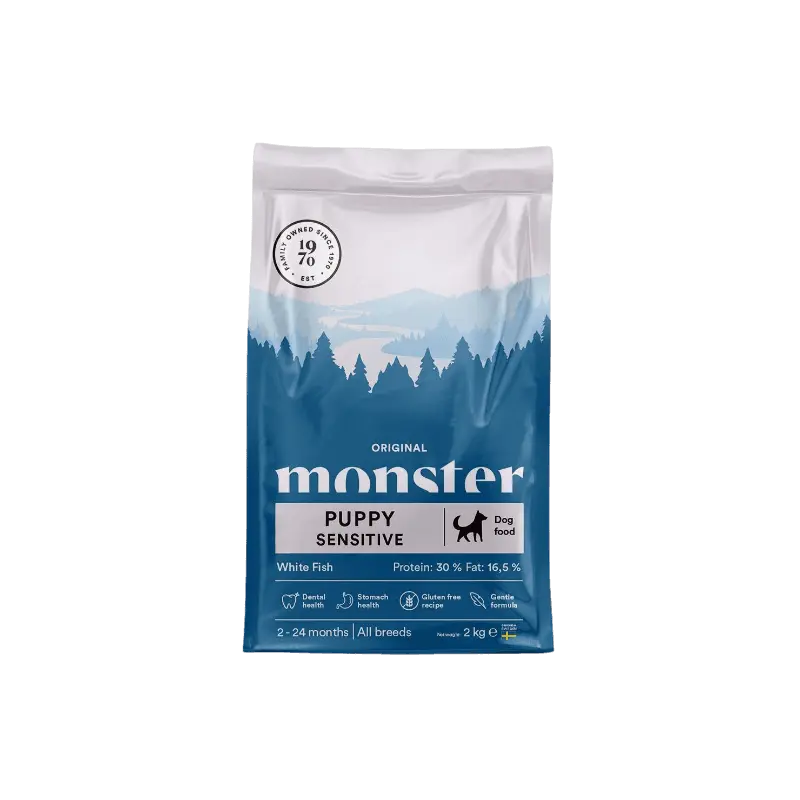 Monster Dog Original Puppy Sensitive White Fish 2 kg